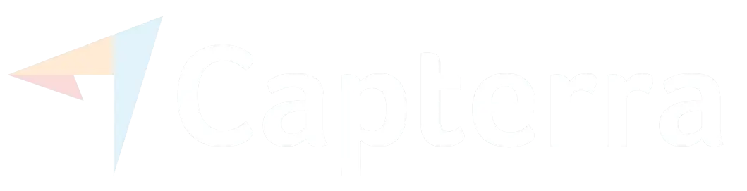 Capterra logo featuring a colorful arrow and text, representing a platform for software discovery and reviews in the context of AI visibility and optimization services.