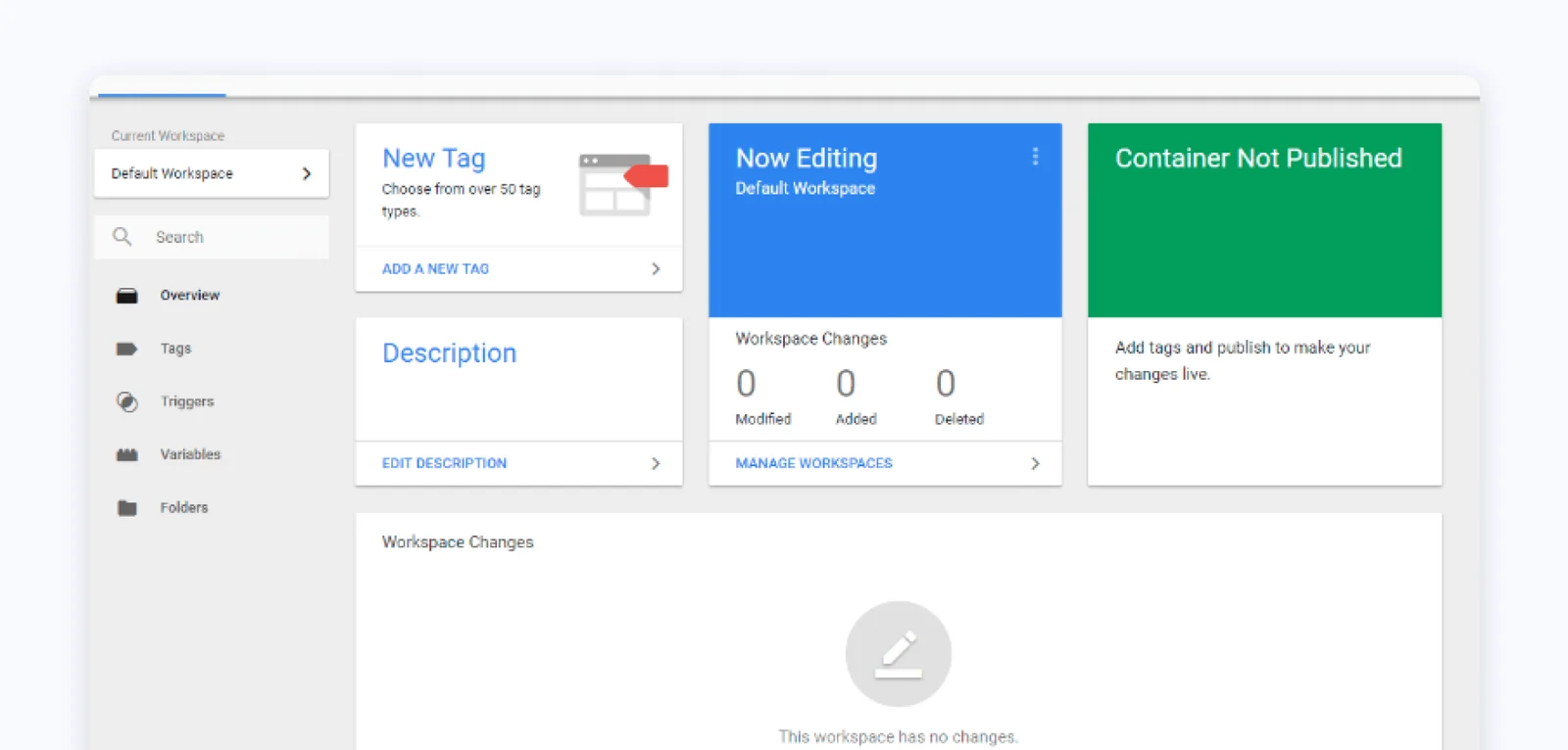 google search dashboard screenshot