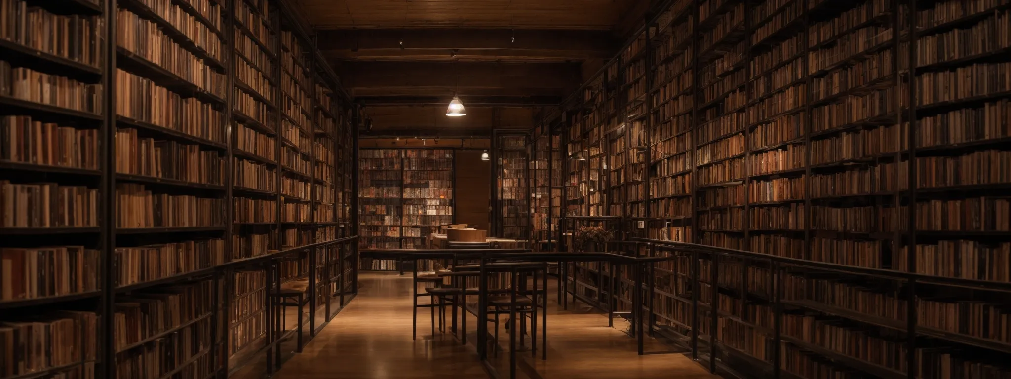 a library with rows of timeless books symbolizing the enduring impact of strategic content updates on seo.