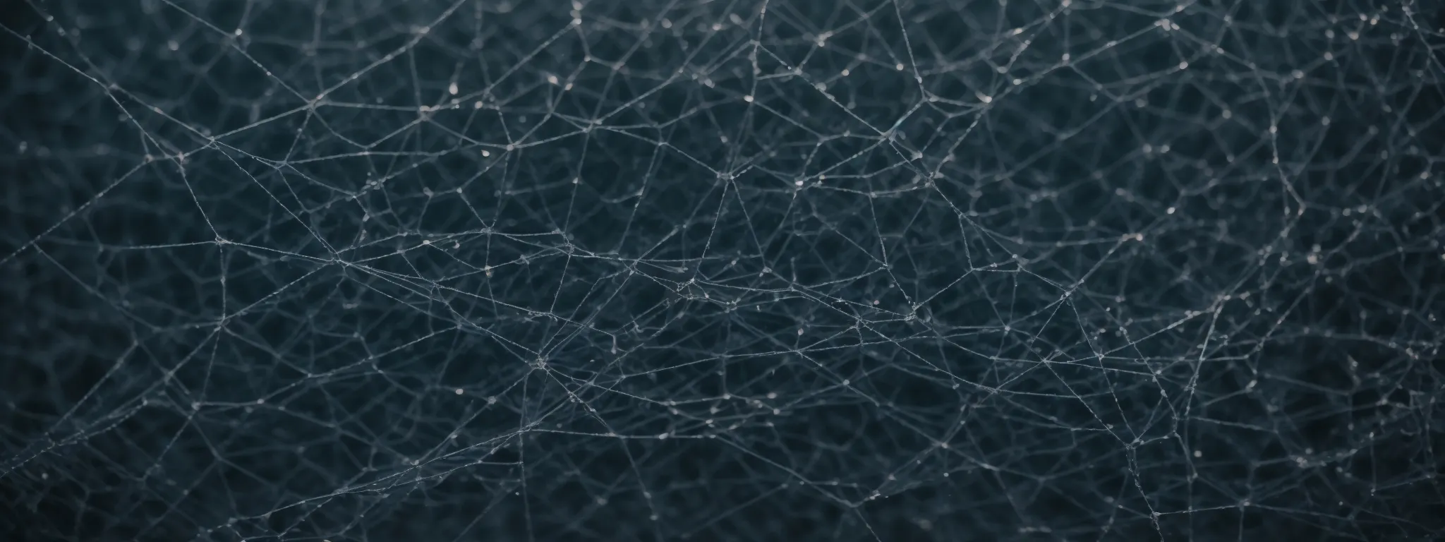 a magnifying glass hovering over a web of interconnected nodes, separating the strong links from the weak ones.