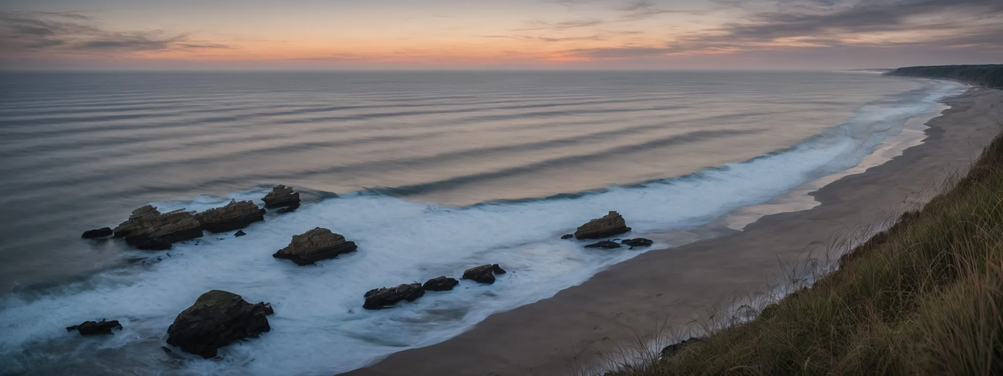 a scenic delaware coastline at sunrise, highlighting the region's natural beauty.