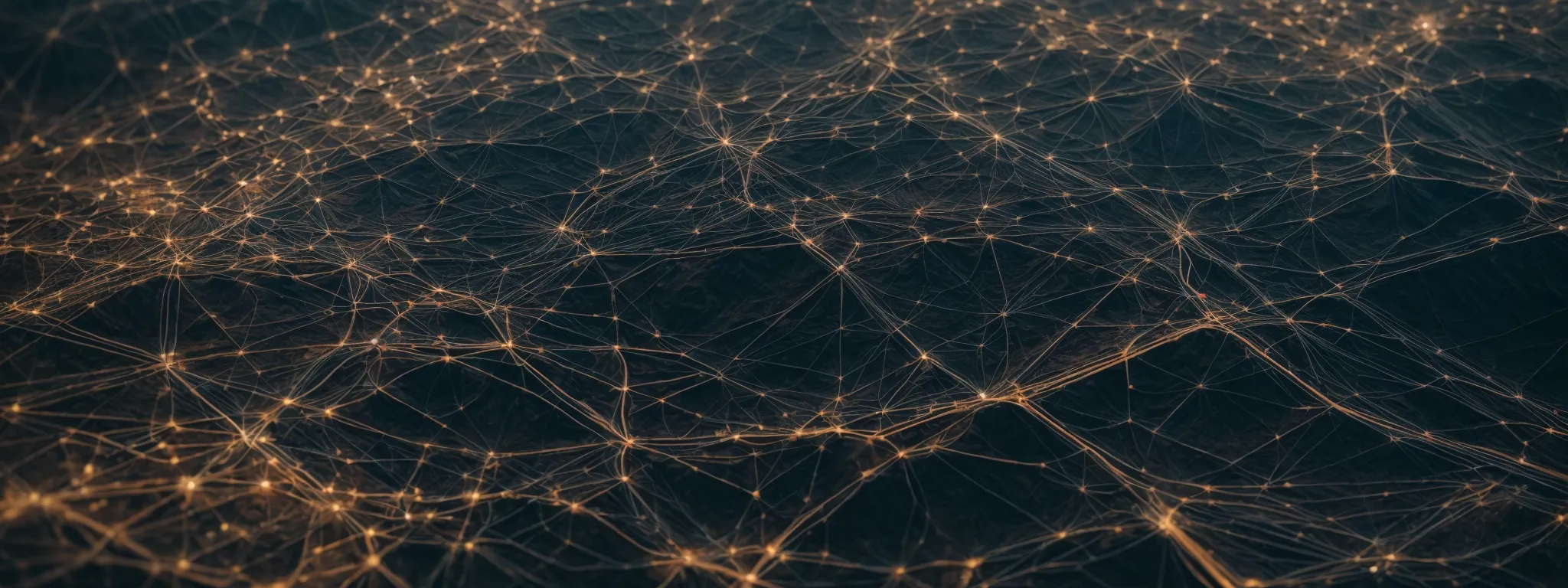a sprawling network of interconnected nodes and pathways gradually expanding across a digital map.