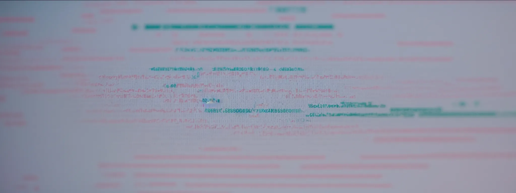 a close-up of a computer screen displaying a neatly organized html code with clear, descriptive and consistent title tags visible.