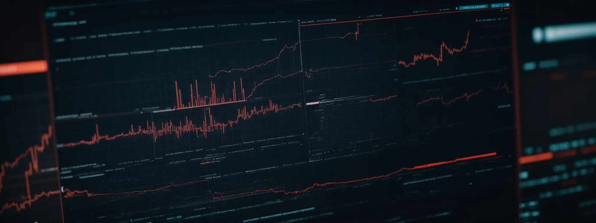 a computer screen with graphs and code reflecting advanced analytics in action.