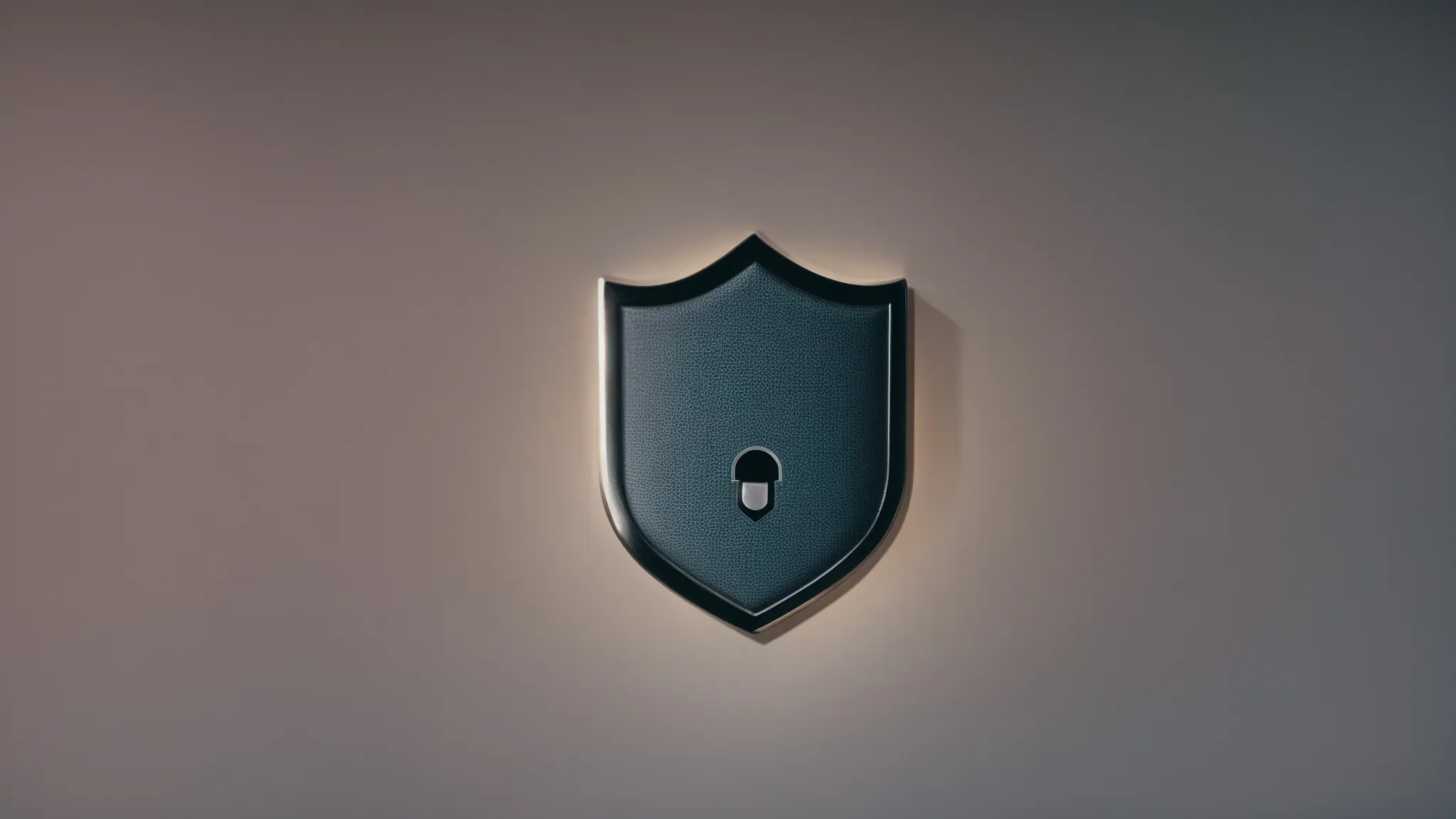 a secure padlock overlaying a computer screen depicting a shield emblem.