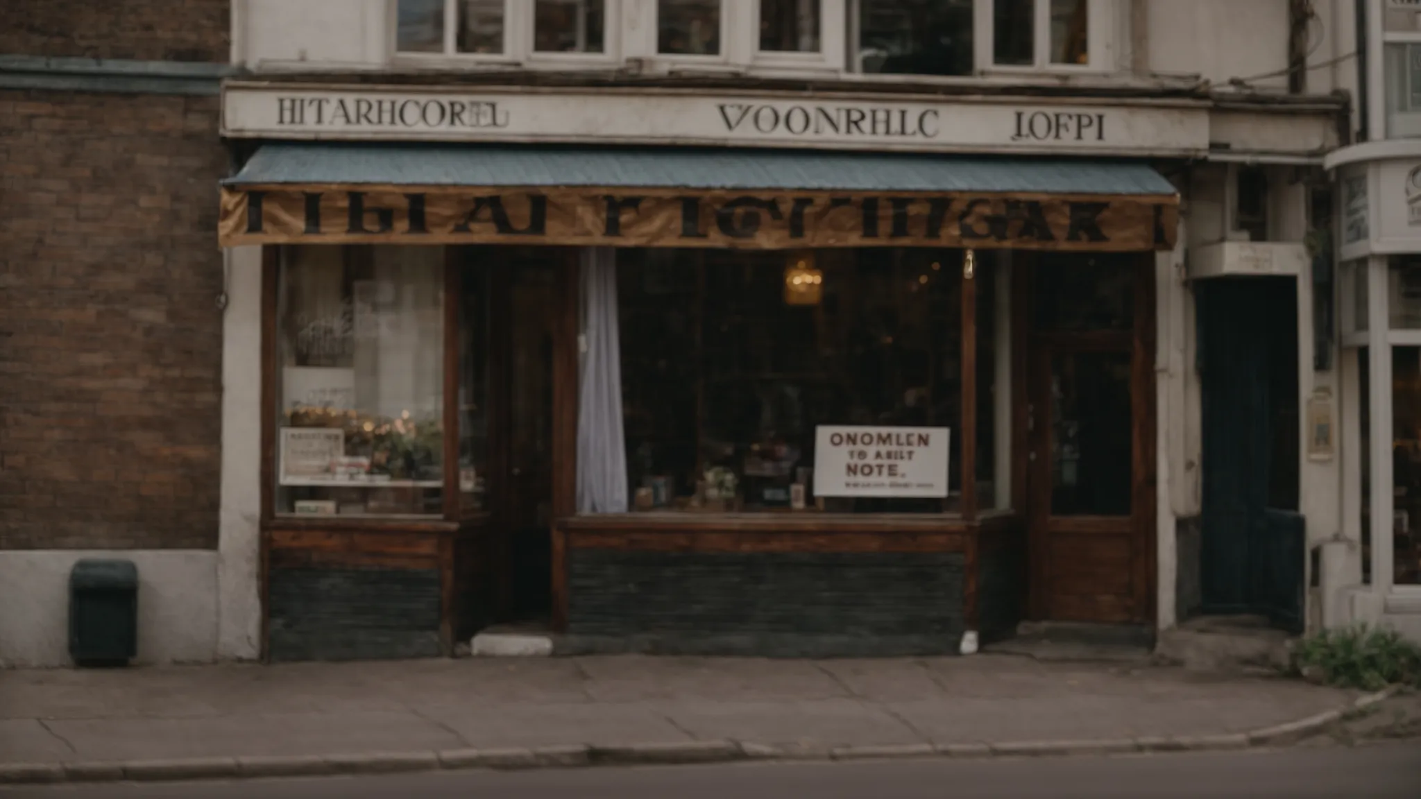 a storefront with an open sign, welcoming visitors into a local shop.