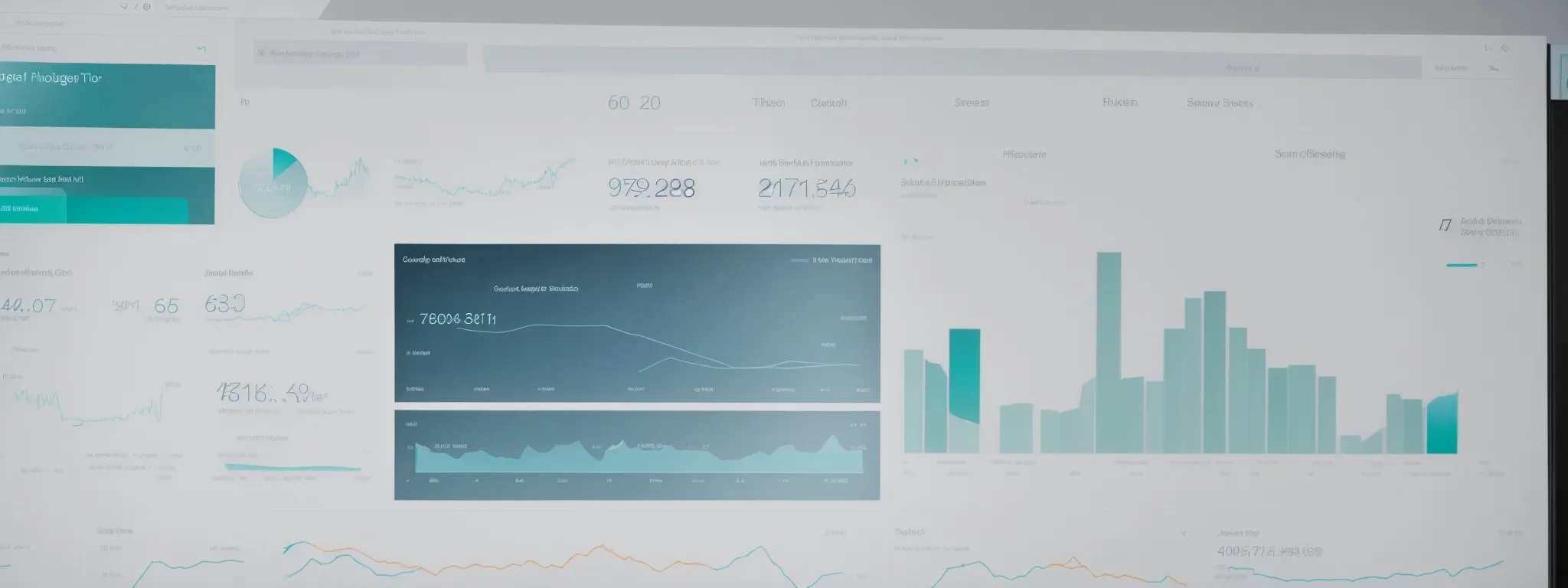 a computer screen displaying the dashboard of bing site tools with analytics graphs and verification status.