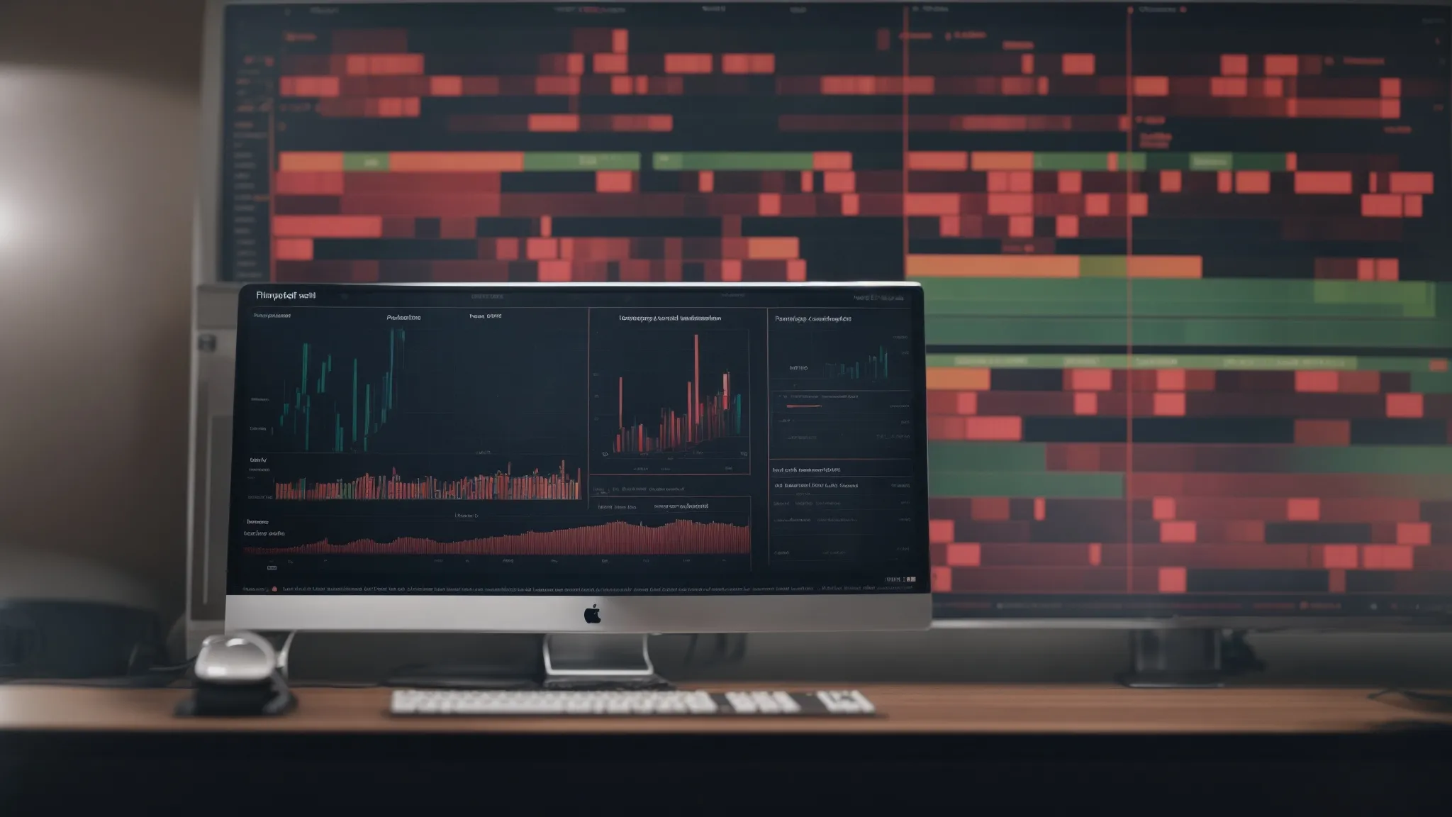 a computer screen displaying a colorful analytics dashboard focused on geographical data visualization.