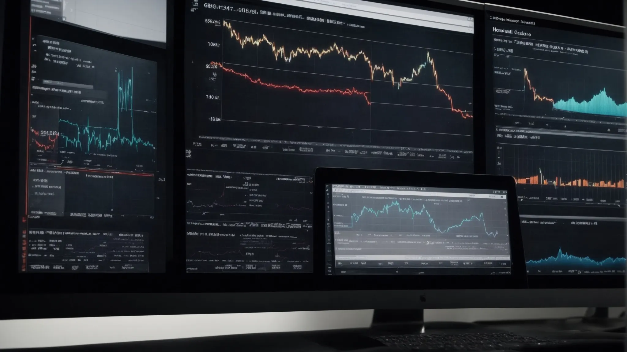 a computer screen displays graphs and charts indicating the performance metrics of image sitemaps.